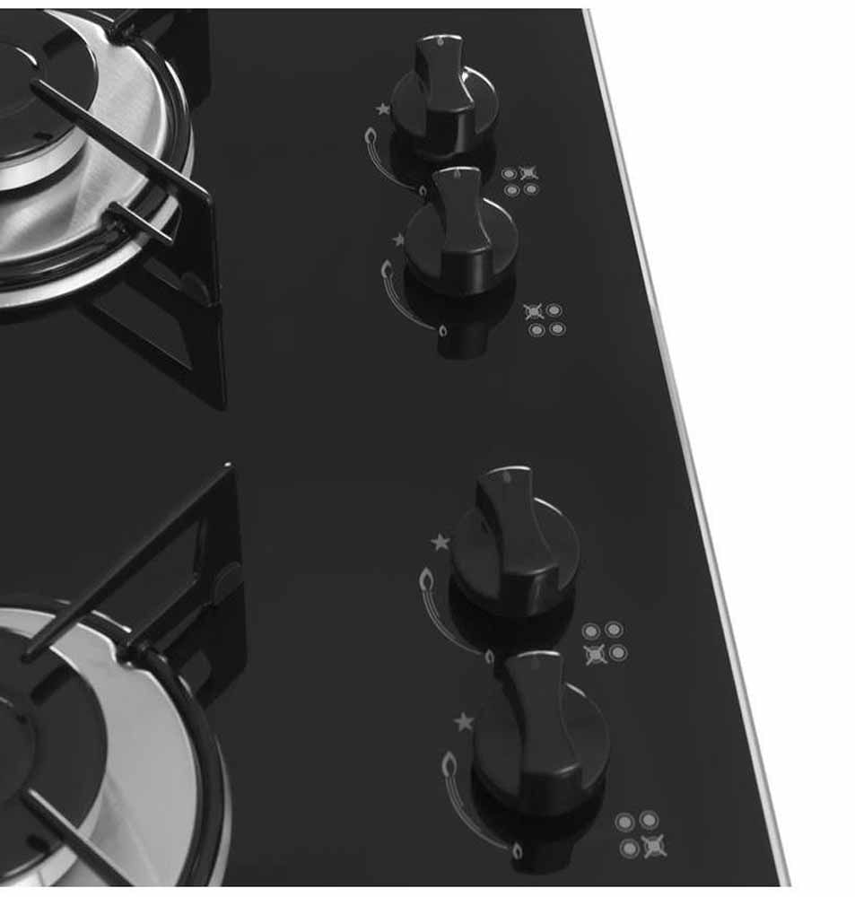 Cooktop 4 Bocas Vidro Fischer Fretta Home