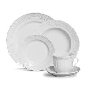 Aparelho de Jantar e Chá 30 Peças Porcelana Vanna - Verbano