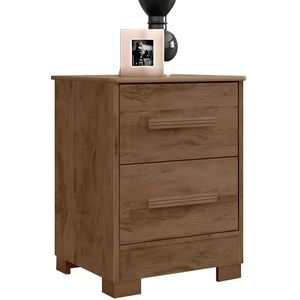 Mesa de Cabeceira Meli 2 Gavetas MDF - Fênix