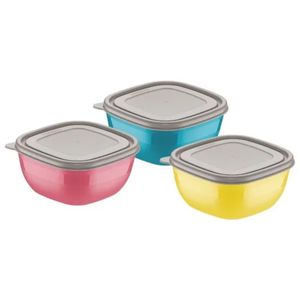 Conjunto de Bowls Mix Color 600ml 3 Peças - Tramontina