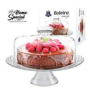 Boleira com Pé Coleção Home Special Bari - Klassikglass