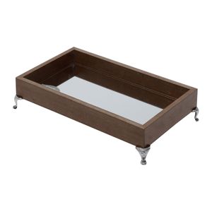 Bandeja com Pé Naturals de Madeira - WoodArt