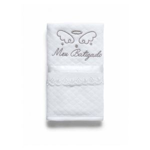 Babinha com Bordado Inglês Meu Batizado - Hug Baby