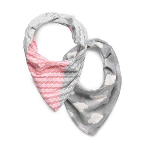 Kit com 2 Babadores Bandana Linha Pedacinho do Céu - Hug