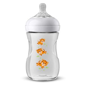 Mamadeira 260ml Pétala Decorada Tigre - Philips Avent
