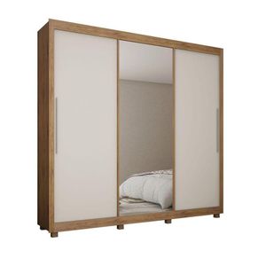 Guarda Roupa 3 Portas com Espelho Royale - Gelius