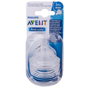 Bico para Mamadeira Anti-Cólica Clássica Nº 3 - Philips Avent