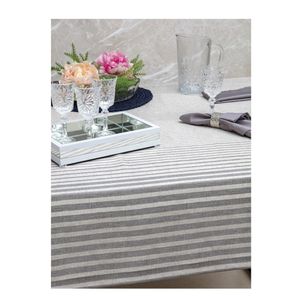 Toalha de Mesa Retangular Linho 158x220cm Lines - Kacyumara