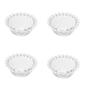 Jogo de Bowls 4 Peças em Cristal de Chumbo Pearl 9cm - Wolff