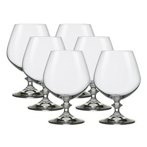 Jogo de Taças para Conhaque 6 Peças Cristal Ecológico Angela - Full Fit