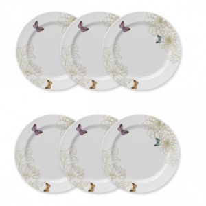 Conjunto 6 Pratos para Sobremesa Capri Milão - Germer