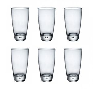 Jogo de Copos Long Drink Luna 350ml 6 Peças - Bormioli Rocco