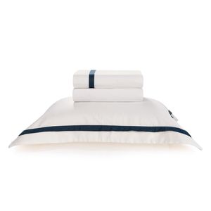 Jogo de Cama Solteiro 3 Peças 100% Algodão 300 Fios Egípicio Vercelli - Trussardi