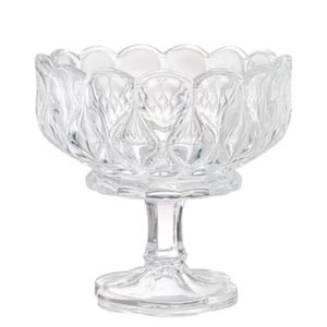 Centro de Mesa com Pé em Vidro Ocean - Studio Crystal