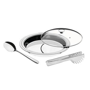 Kit Para Servir em Aço Inox Ciclo Redondo 3 Peças - Tramontina