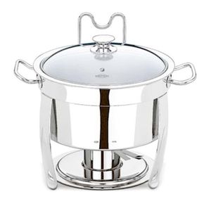 Rechaud Redondo com Banho Maria 5 litros - Brinox