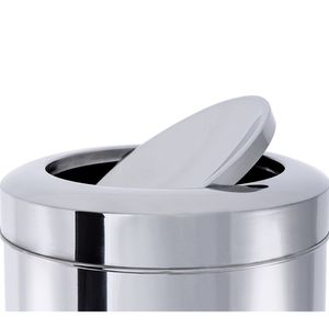 Lixeira Decorline com Tampa Basculante 21,2 Litros Inox - Brinox
