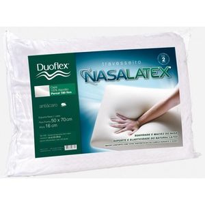Travesseiro Nasalatex Nl1100 Nasa E Látex 2 Em 1 - Duoflex