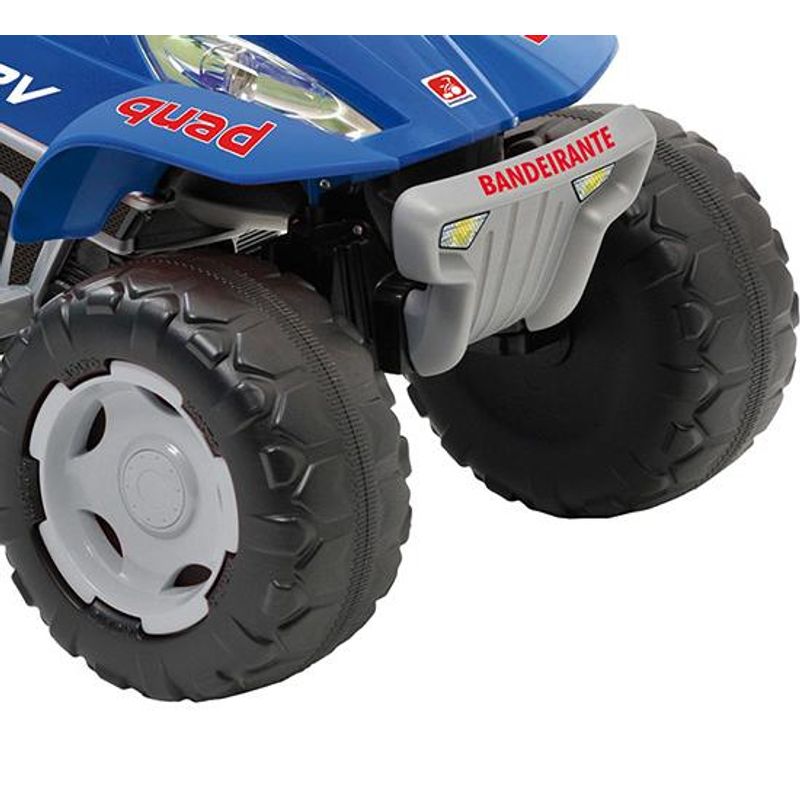 QUADRICICLO INFANTIL ELETRICO 12V AZUL BANDEIRANTE 2618