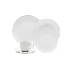 Jogo de Jantar e Chá 30 Peças Coup White - Oxford
