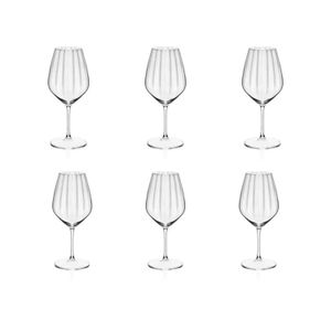 Jogo de Taças 6 peças Bordeaux em Cristal 570ml - Oxford