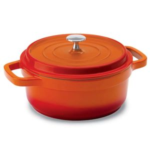 Caçarola Redonda Laranja 4,3 L - Hercules