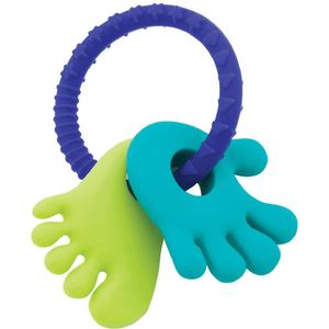 Mordedor Silicone Mãozinha e Pezinho Azul 3m+ - Buba