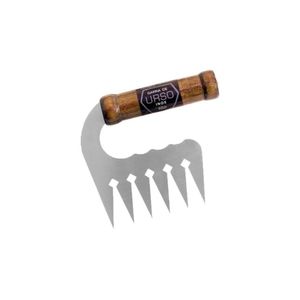 Garra de Urso Inox com Cabo de Madeira - Grilazer