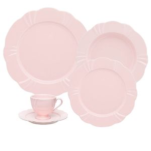 Aparelho de Jantar e Chá Blush 30 Peças - Oxford