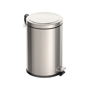 Lixeira Inox com Pedal Brasil e Balde Interno Removível 20L - Tramontina