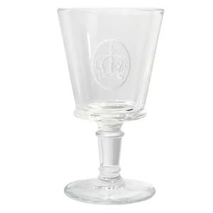 Taça de Vidro para Água Coroa 250ml - Quadrifoglio