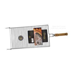 Grelha para Peixe Segredos do Chef 25 x 43 cm - Grilazer