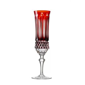 Taça Cristal Lapidado para Champagne - Mozart