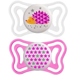 Chupeta de Silicone Physio Light Lumi 16 a 36 meses 2 Peças - Chicco