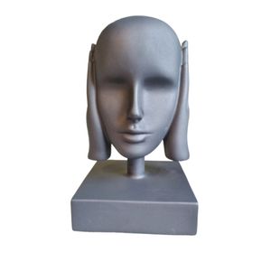 Escultura de Máscara Rosto Surdo em Cerâmica - Pieta
