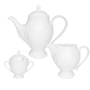 Conjunto para Café Soleil White 3 Peças - Oxford