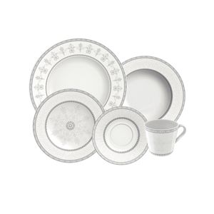 Aparelho de Jantar Gabrielle 20 Peças em Porcelana Decorada - Tramontina