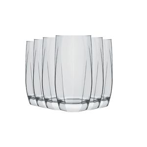 Jogo de Copos de Vidro 410ml 6 Peças Capri Long Drink - Nadir Figueiredo