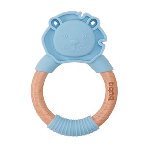Mordedor em Silicone e Bambu Texturizado (4M+) Leão - Buba