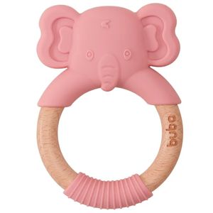 Mordedor em Silicone e Bambu Texturizado (4M+) Elefante - Buba