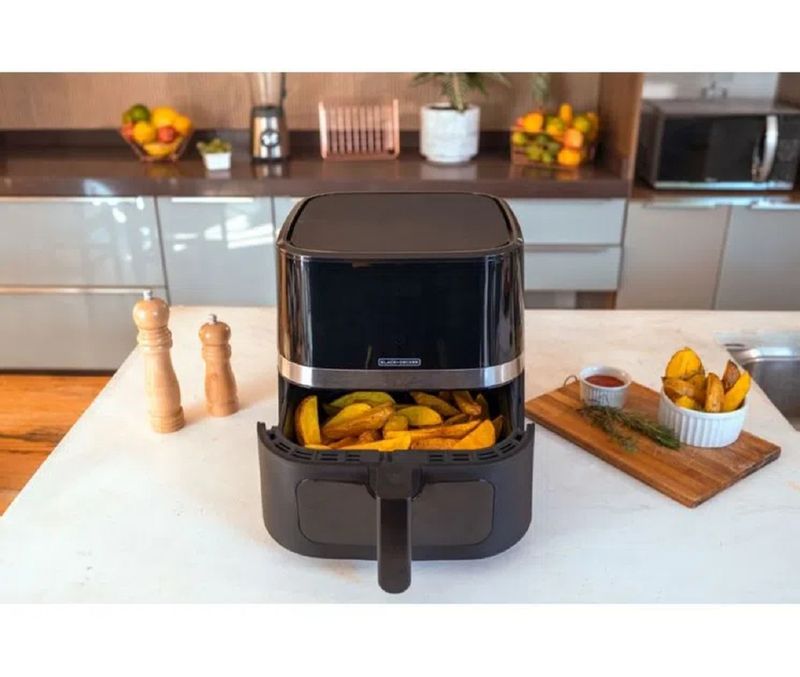 Fritadeira AirFryer Gourmand Gris Com Visor Frontal AFDLG-B2 - Black ...