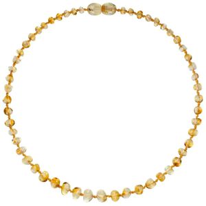 Colar de Âmbar Baroque Lemon 32cm - Bugababy