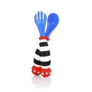 Kit Colher e Garfo Divertidos Infantil - Cajovil