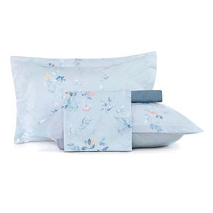 Jogo de Cama Casal Camper Flowers 4 Peças de 180 Fios - Altenburg