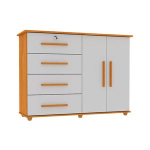 Cômoda Organizadora Jade New 4 Gavetas - Mirarack