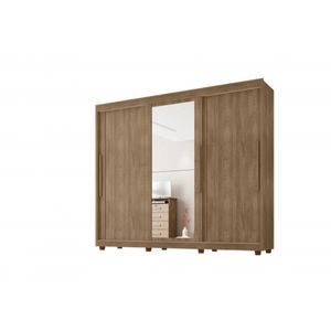 Guarda Roupa Milão com Espelho 100% MDF - Lanza