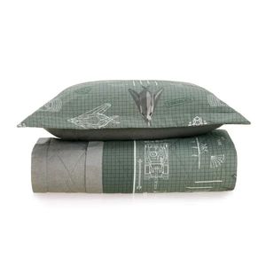 Kit Colcha Solteiro 2 Peças Militar 100% Algodão Infantil - Karsten