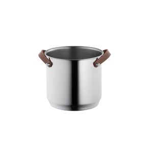 Balde para Gelo 4,5L em Aço Inox Firenze com Alças de Couro - Forma