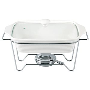 Rechaud Retangular 2,8L em Porcelana com Queimador - Full Fit