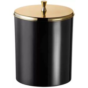Lixeira com Aro e Tampa em Inox 5L - Forma